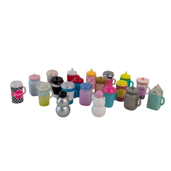 LOL Surprise Other - LOL Surprise Doll Cup Lot of 20 Mason Jar Milk‎ Tumbler Bottle Pop Cat Toy